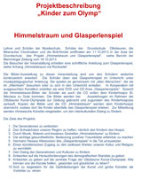 > Projekt-beschreibung "Himmelstraum & Glasperlenspiel"